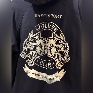 Darc Sport Black Wolves Club Hoodie (Large)